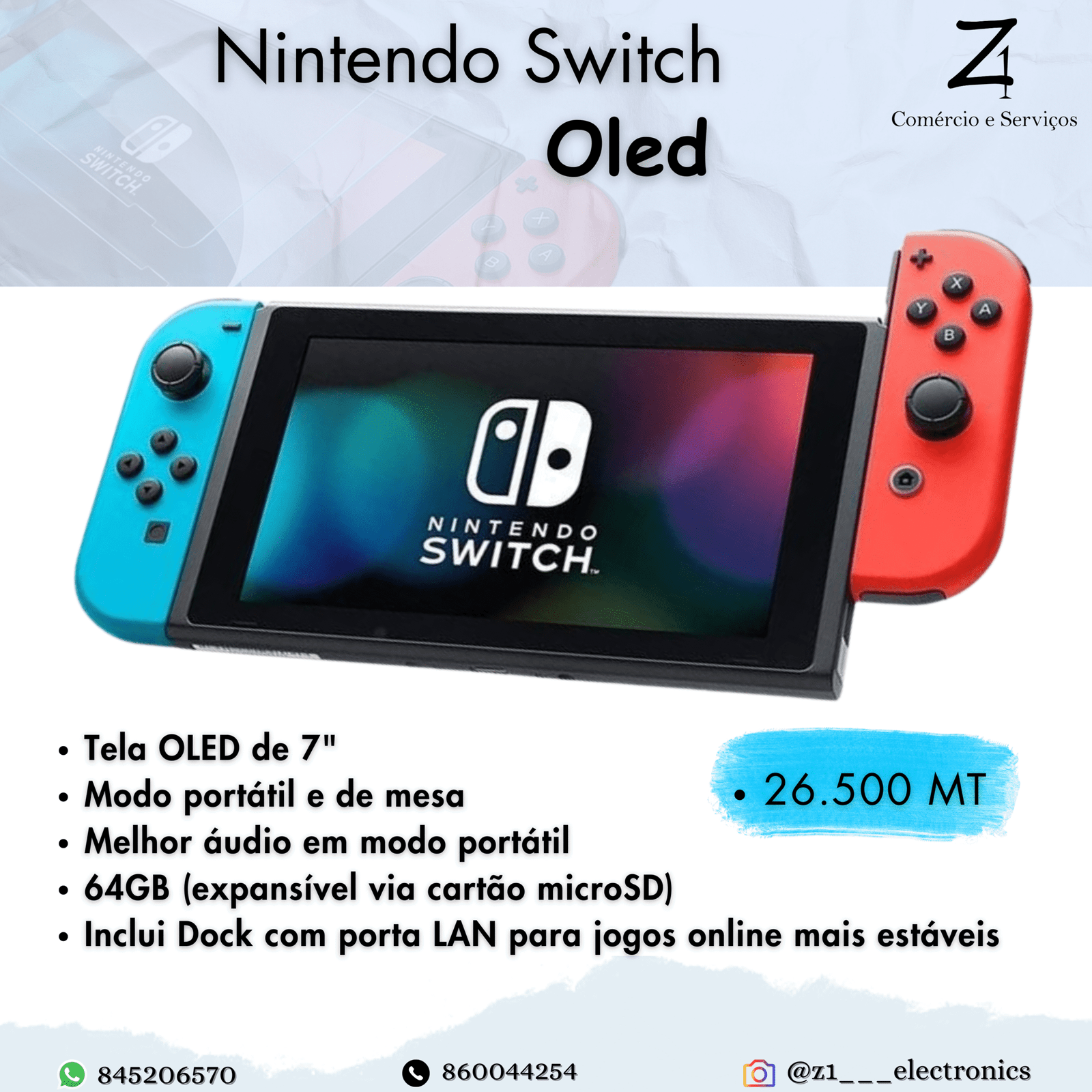 Nintendo Switch Oled flyer